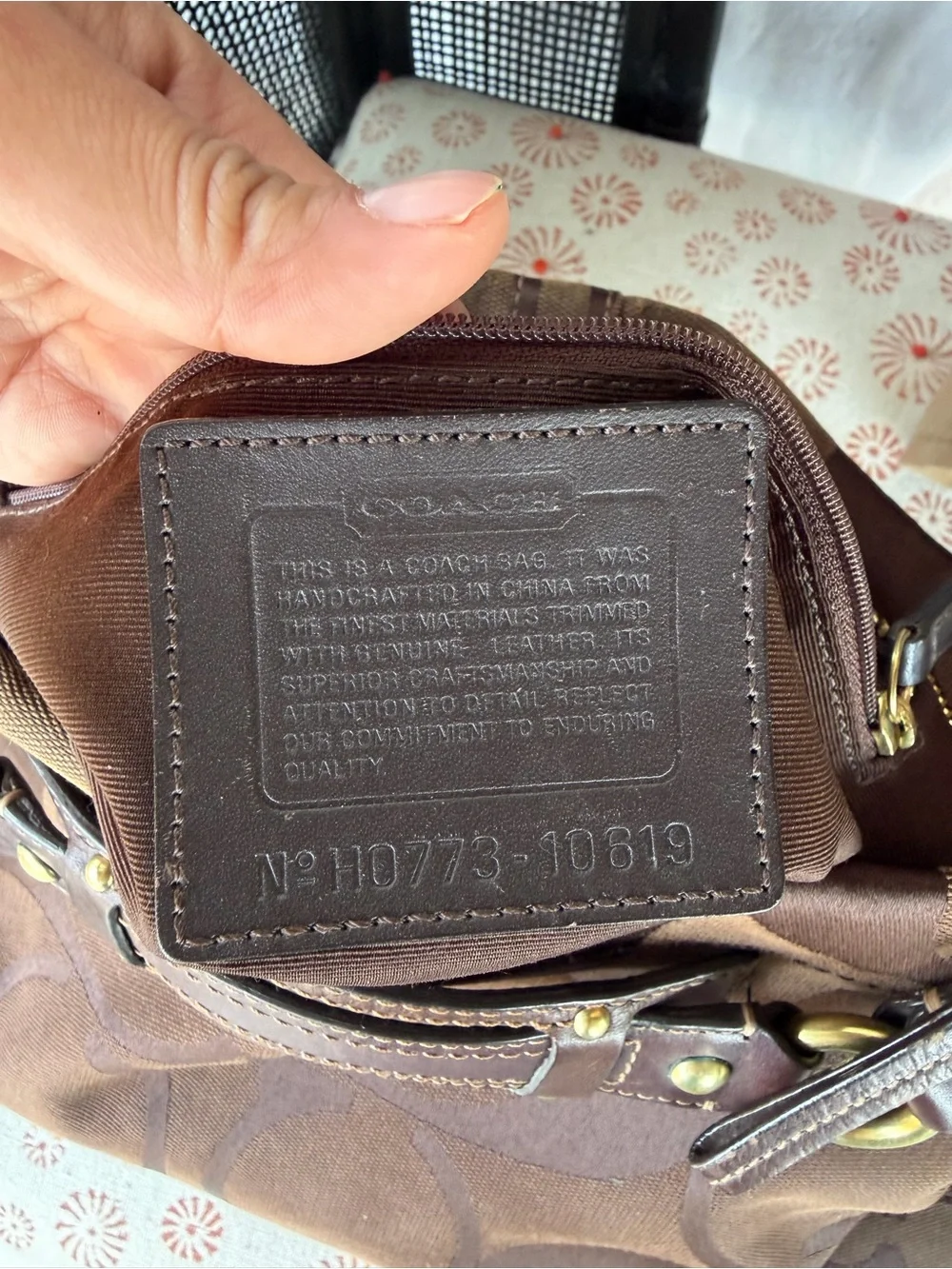 Coach stylish brown